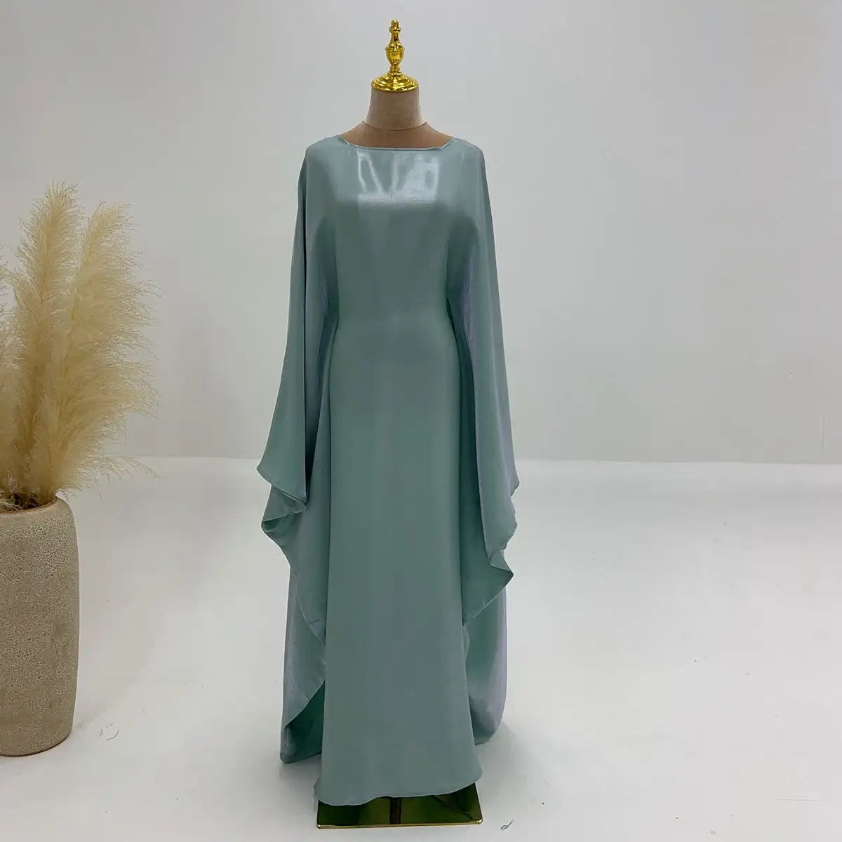 20 Color Options Sparkling Muslim Women Abaya Dress