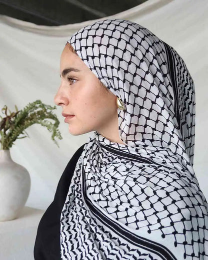 Printed Chiffon Hijab Scarf Scarves
