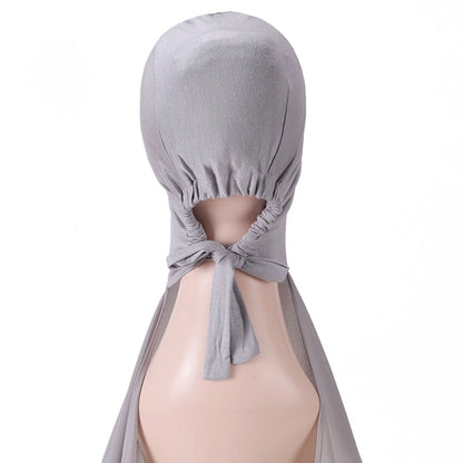 Hijab With Matching Undercap Attached For Muslim Women #25001