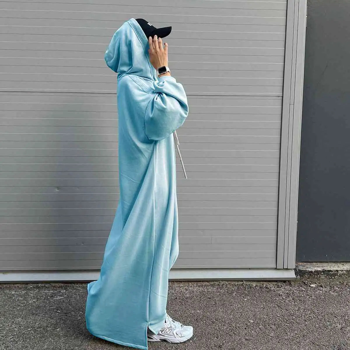 Hooded Abaya Hoodie Dress #24921