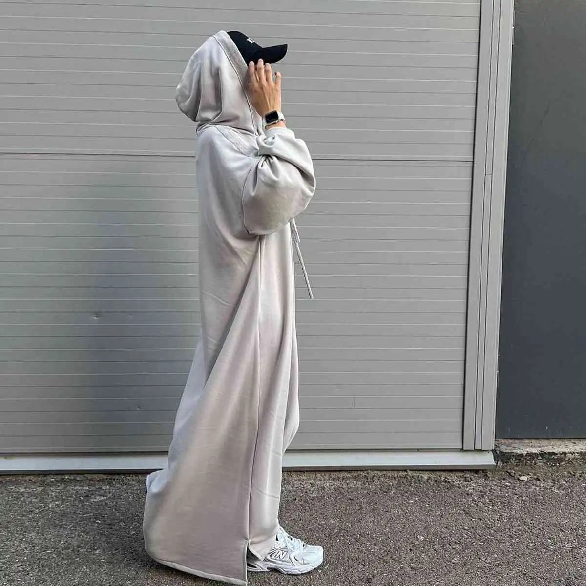 Hooded Abaya Hoodie Dress #24921