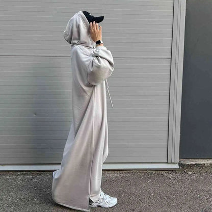 Hooded Abaya Hoodie Dress #24921