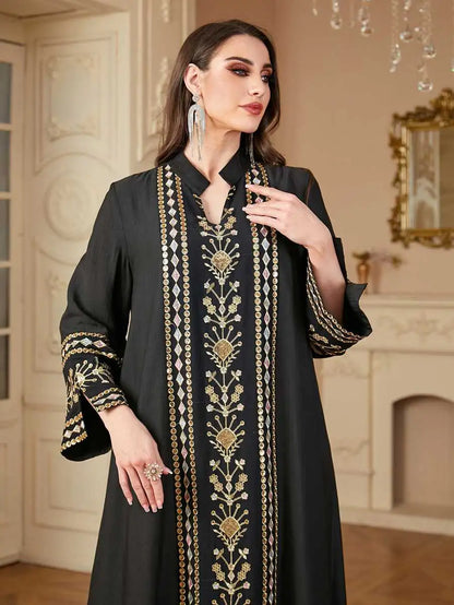 Embroidery Eid Caftan Kaftan Dress #244178