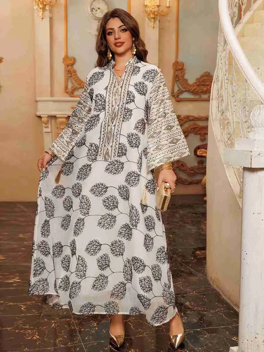 Sequins Embroidery Doris Eid Caftan Kaftan Dress