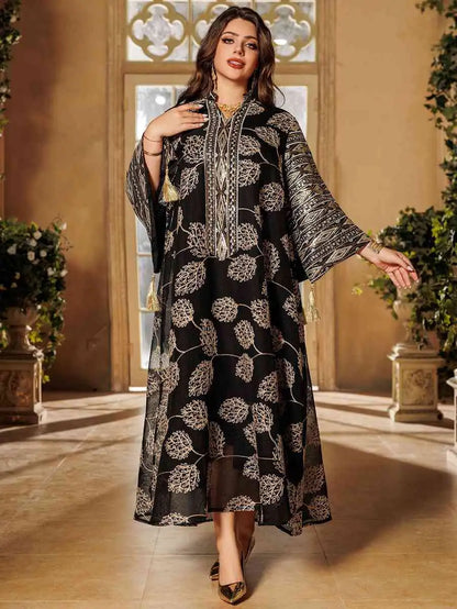 Sequins Embroidery Doris Eid Caftan Kaftan Dress