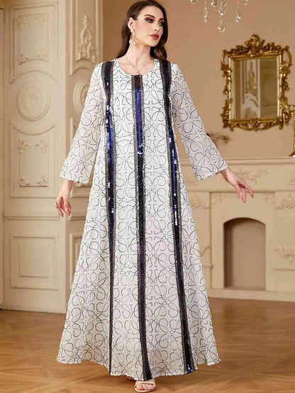 Sequins Eid Caftan Kaftan Dress #244210