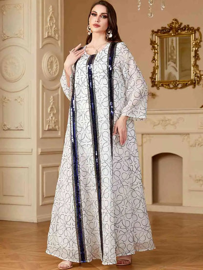 Sequins Eid Caftan Kaftan Dress #244210