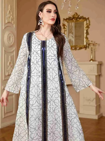 Sequins Eid Caftan Kaftan Dress #244210