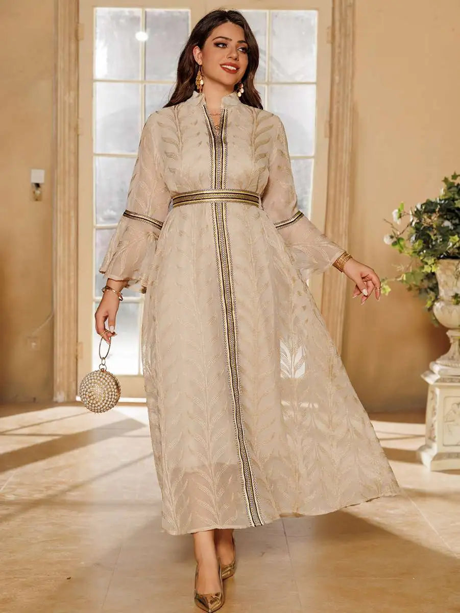 Eid Doris Embroidery Caftan Kaftan Dress