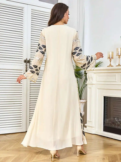 Eid Dress Arab Sequins Caftan Kaftan #25M487