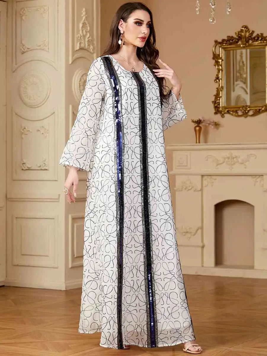 Sequins Eid Caftan Kaftan Dress #244210