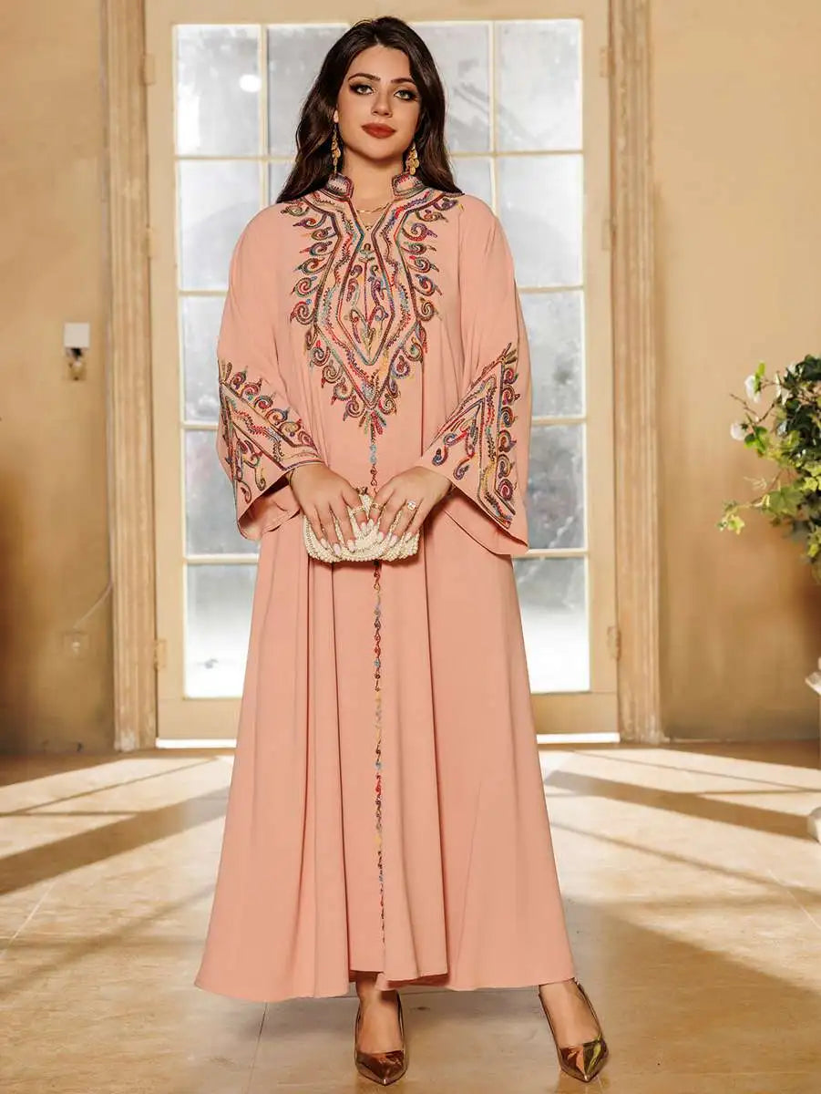 Eid Embroidery Kaftan Caftan Dress #24421