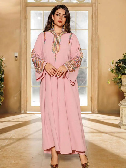 Eid Rope Embroidery Kaftan Caftan Dress