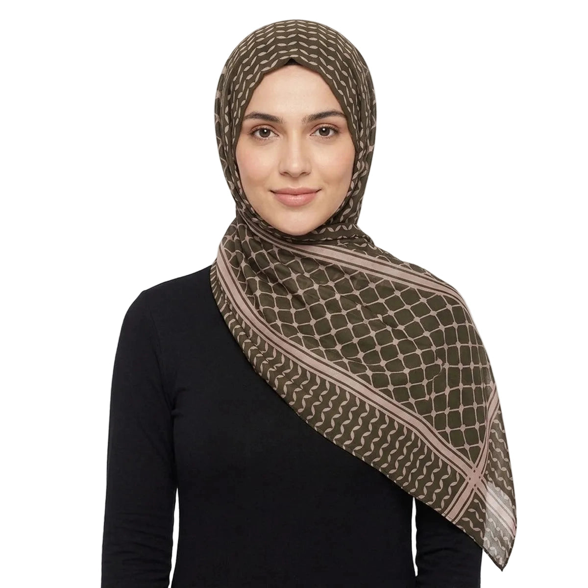 20 Colors Options Chiffon Keffiyeh Palestine Hijab For Women