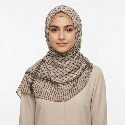 20 Colors Options Chiffon Keffiyeh Palestine Hijab For Women