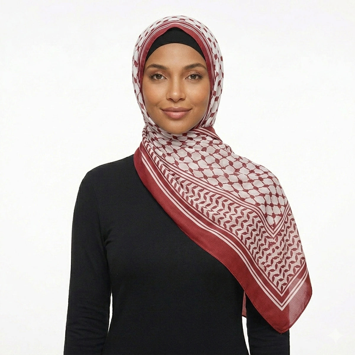 20 Colors Options Chiffon Keffiyeh Palestine Hijab For Women
