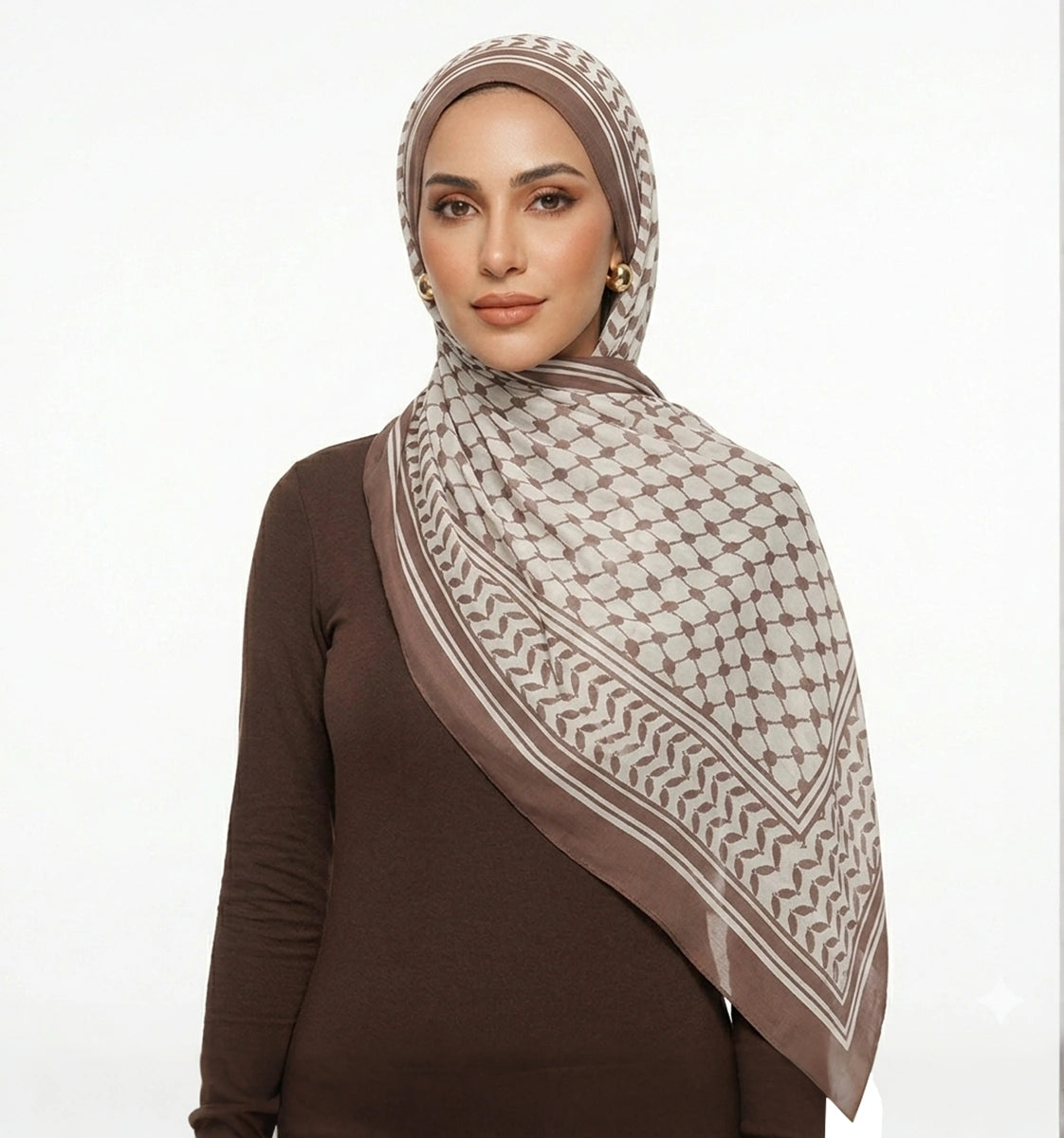 20 Colors Options Chiffon Keffiyeh Palestine Hijab For Women