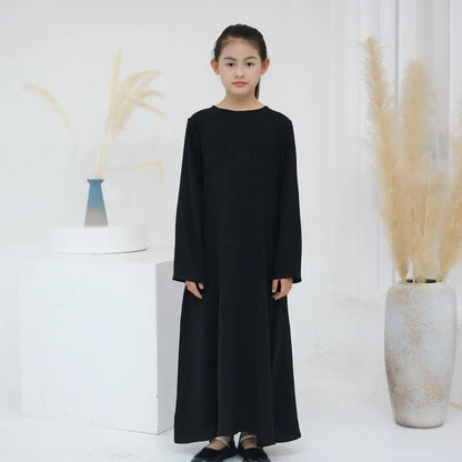 Muslim Kid Girl Abaya Inner Dress Underdress