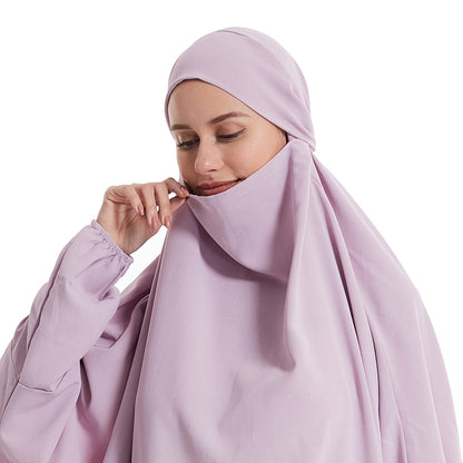 Farasha Batwing Sleeve Overhead Robe Jilbab Abaya Prayer Dress