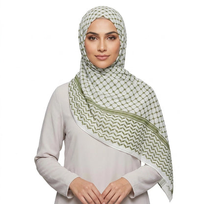 20 Colors Options Chiffon Keffiyeh Palestine Hijab For Women