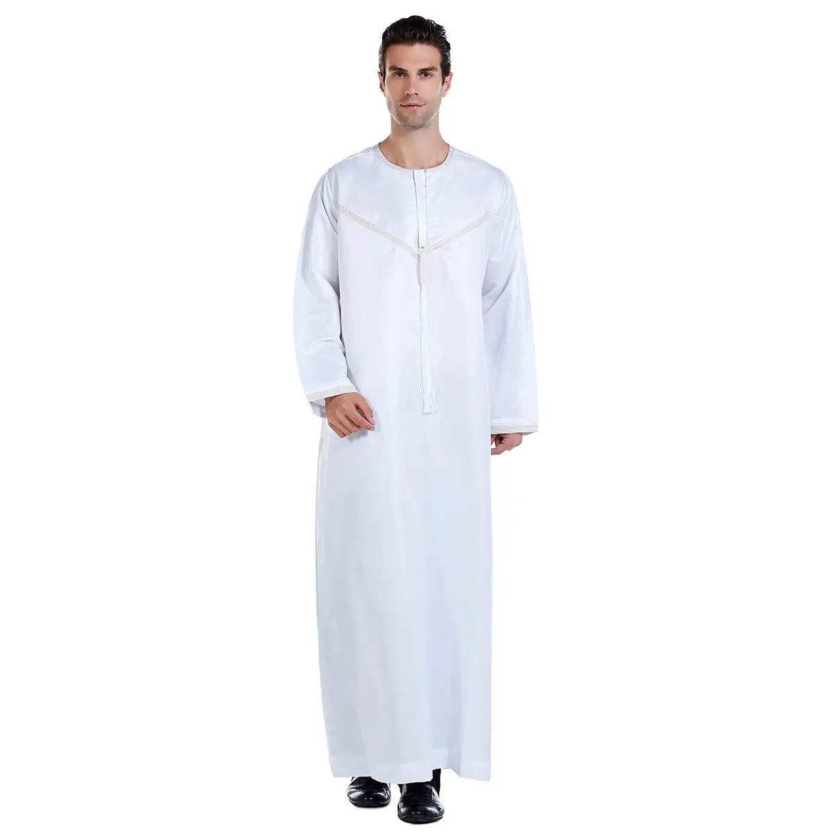 Middle Eastern Robe Middle East Arab Men Clothing White Thobe Robe – Urgarment