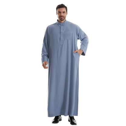 Muslim Middle East Arab Men Thobe Thawb With Pocket