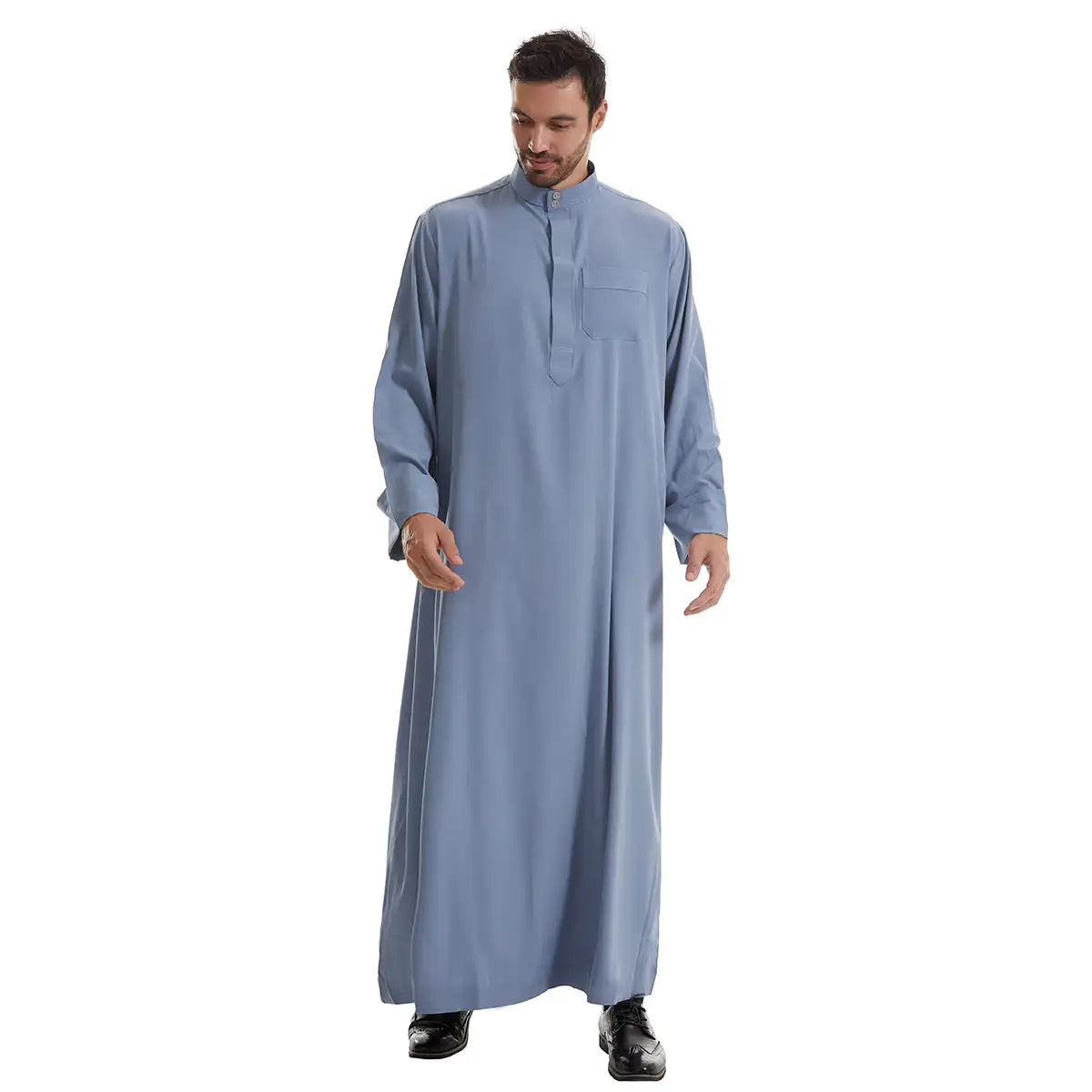 Muslim Middle East Arab Men Thobe Thawb With Pocket