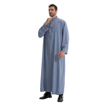 Muslim Middle East Arab Men Thobe Thawb With Pocket