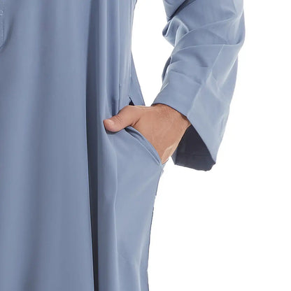 Muslim Middle East Arab Men Thobe Thawb With Pocket