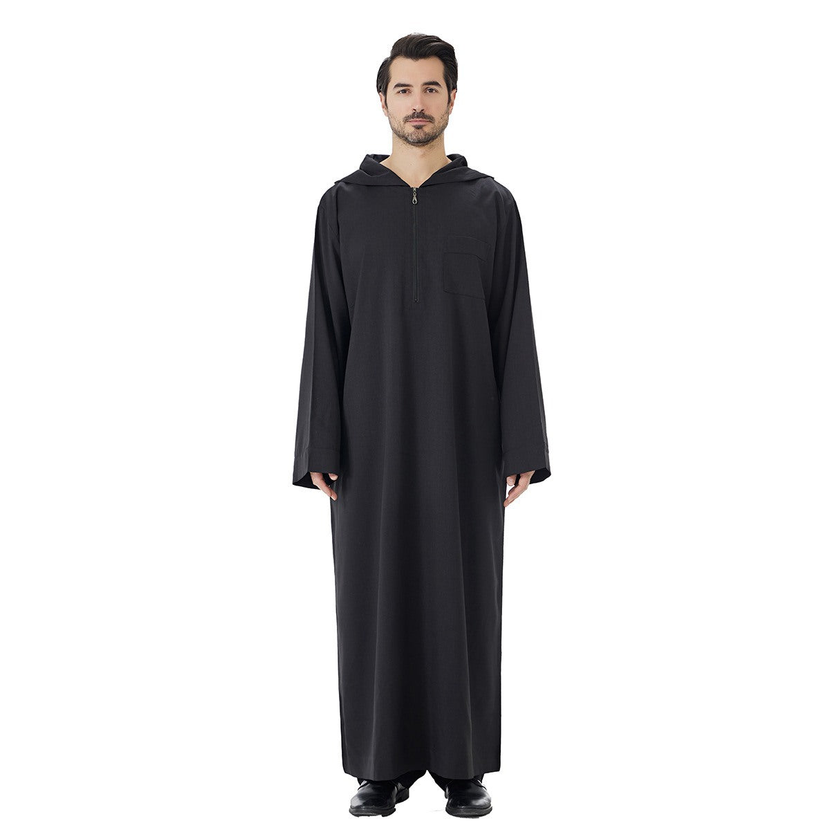 Islamic Muslim Arabic Hooded  Thobe Jubba Djellaba For Men #26T848