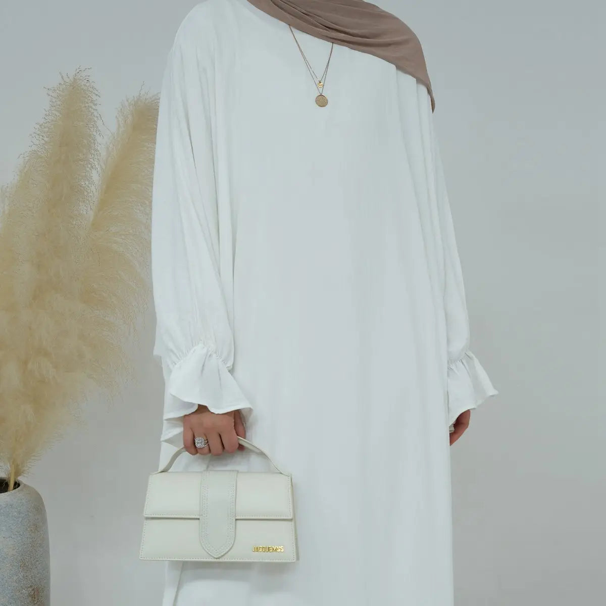 Cotton Blend Fabric Abaya Dress