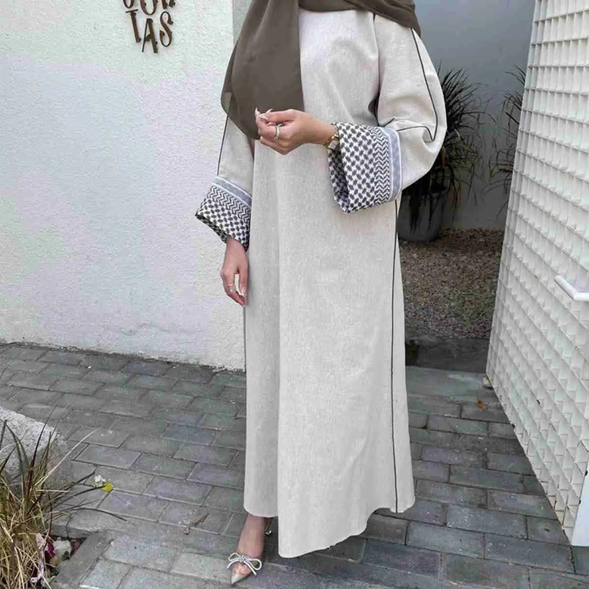 100% Pure Linen italy. Linen Women Hijab. Flax Woman Islamic Clothing. Linen  Muslim Clothes. Italian Linen 