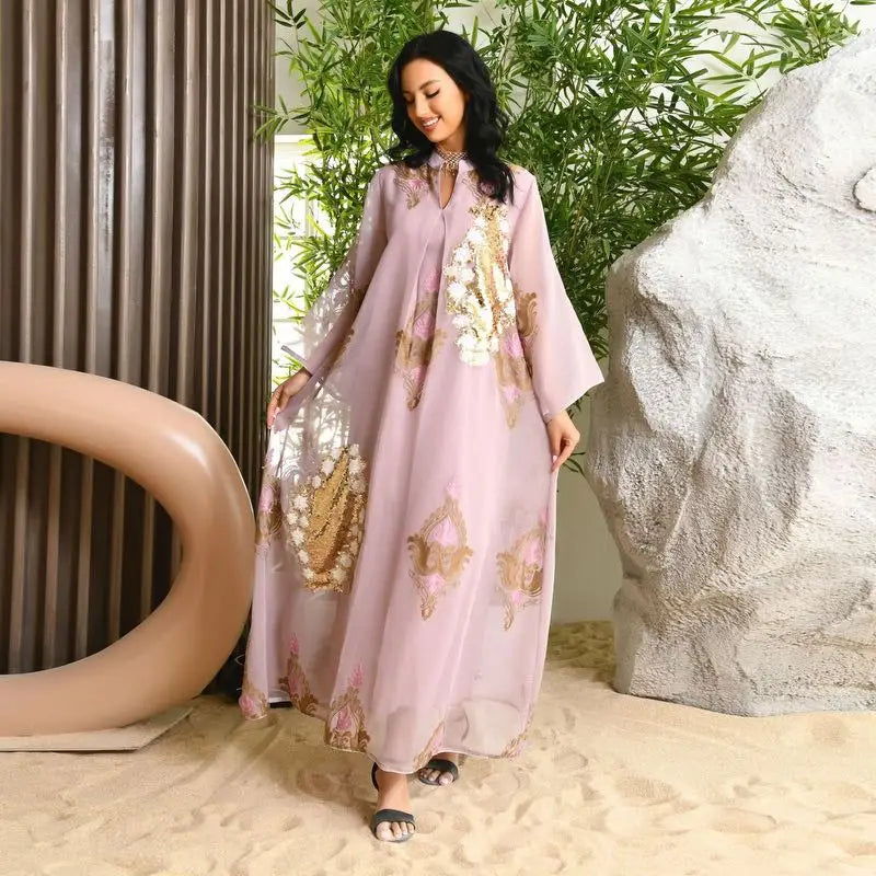 Amazon.com: 2 Piece Abaya Matching Open Abayas Long Dress Women Muslim Set  Dubai Moroccan Party Kaftan Ramadan Eid Djellaba Jalabiya Robe : Clothing,  Shoes & Jewelry