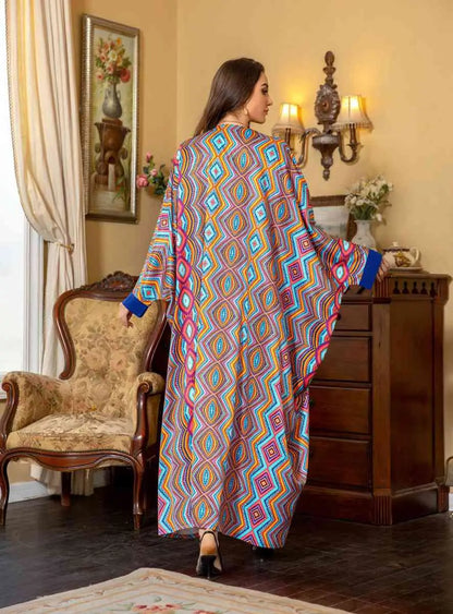 Eid Dress Batwing Sleeve Hotfix Rhinestone Farasha Caftan Kaftan Dress Jalabiya