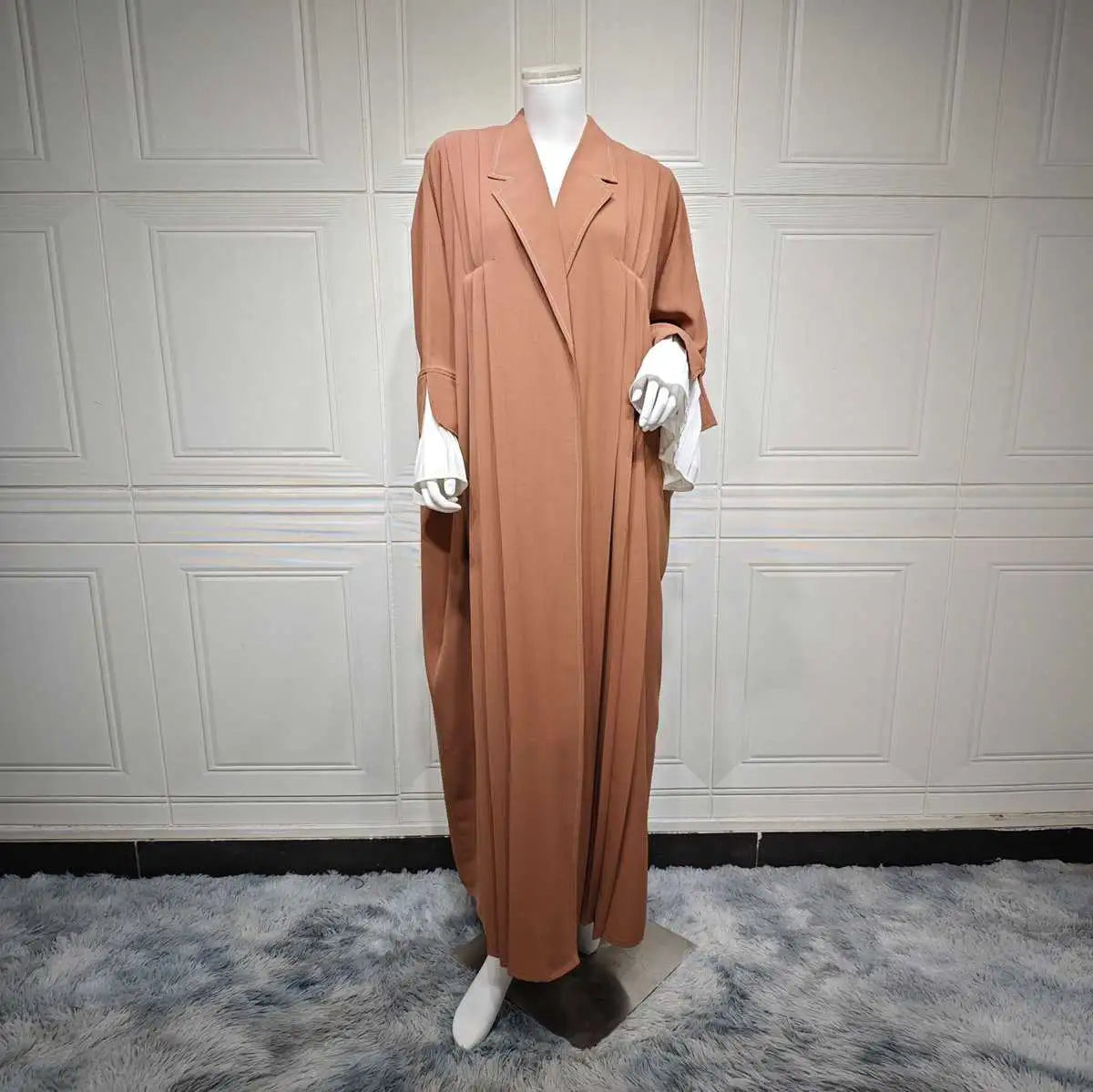 Modest Fashion Cardigan Open Abaya Dress