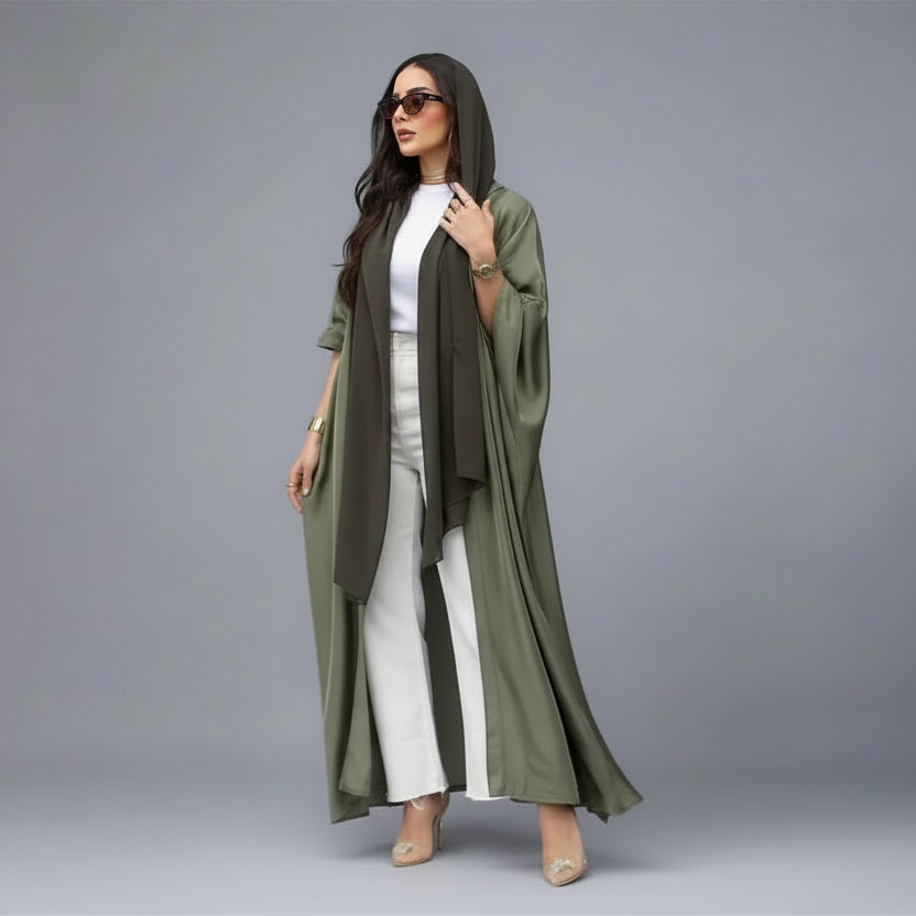 eid dress, open abaya, abaya dress