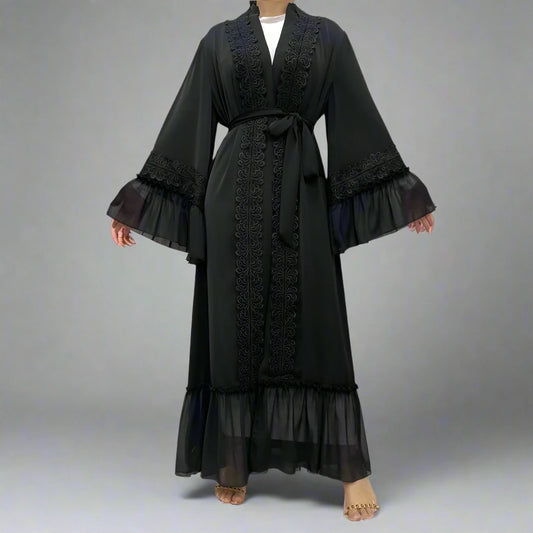 eid dress, open abaya, abaya