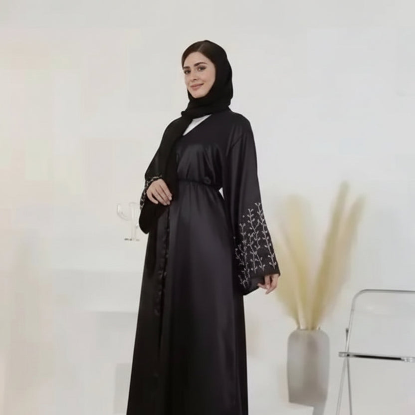 black abaya dress Black Inner Slip Dress