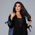 Modest Fashion Cardigan Open Abaya Dress #24168