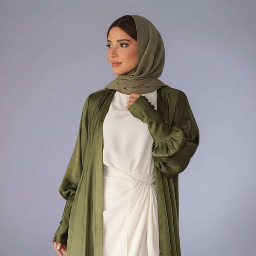 eid dress, open abaya, abaya dress