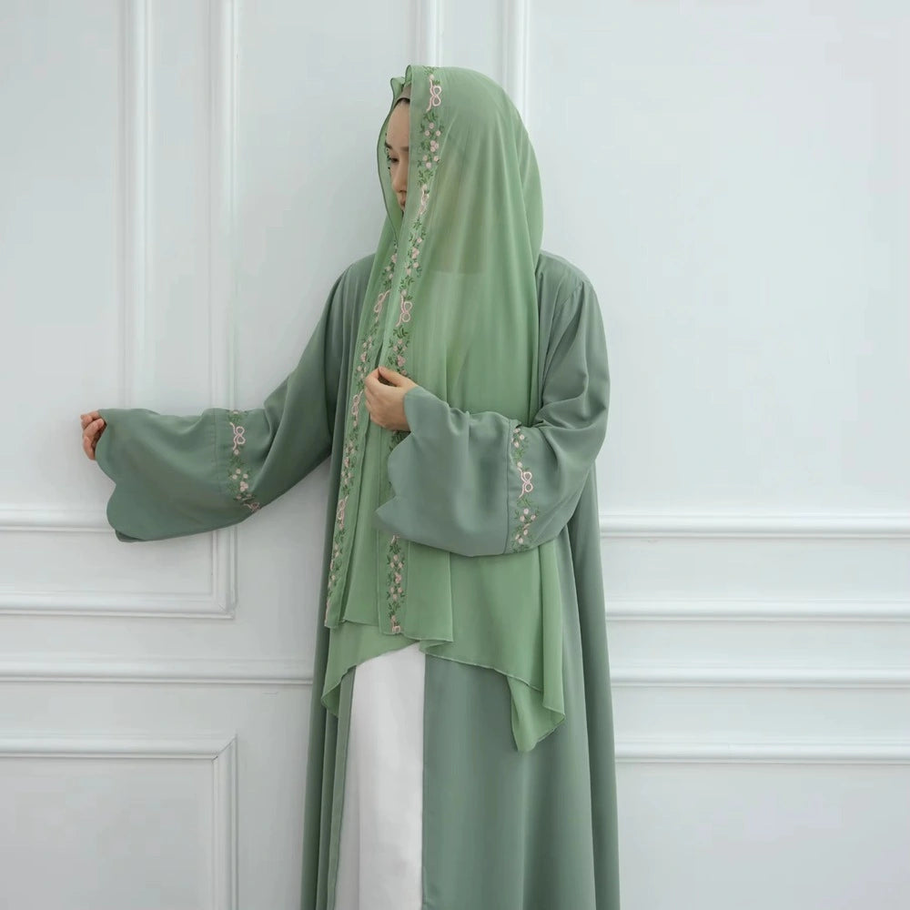 Black, Green, Apricot