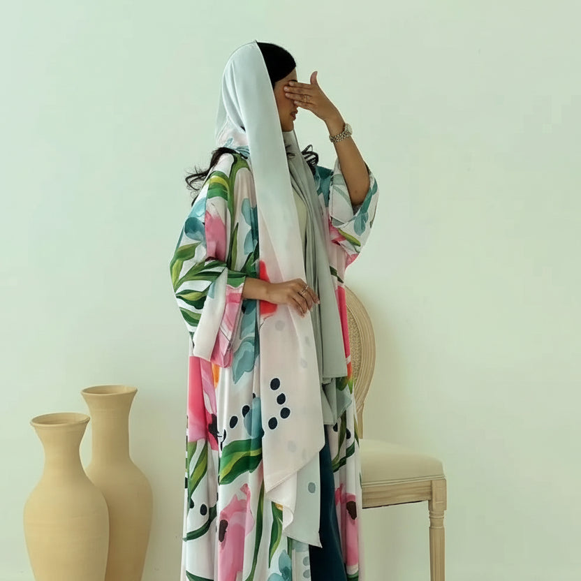 Muslim Women Open Abaya Dresses | Modest Fashion - Urgarment Muslim Women Open Abaya Dresses | Modest Fashion - Urgarment