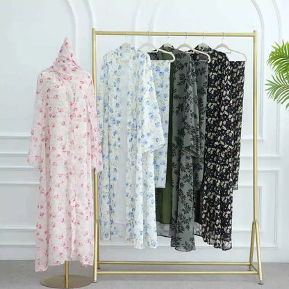 Pink, Light Green, Blue, Black