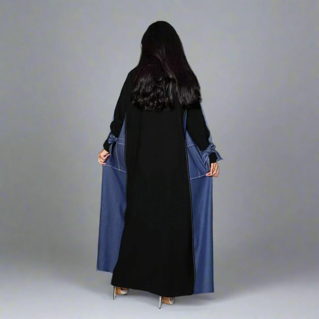 Modest Fashion Cardigan Open Abaya Dress #24168