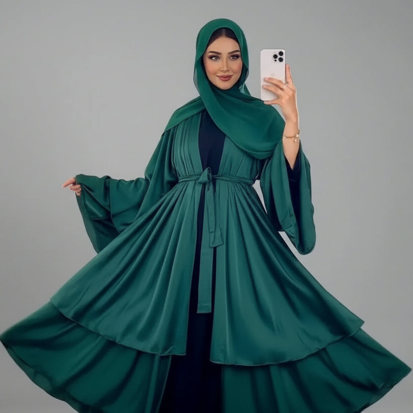 Apricot, Green, Black