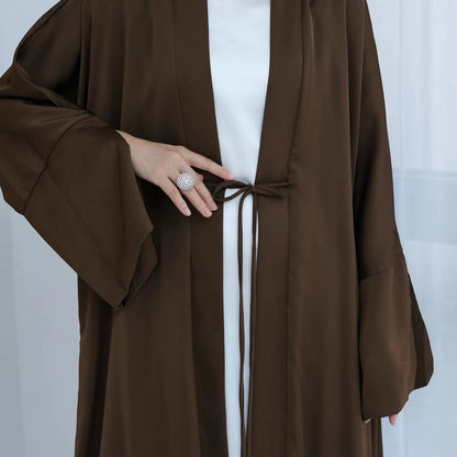 Nida Cardigan Open Abaya Dress #24863