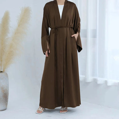 Nida Cardigan Open Abaya Dress #24863