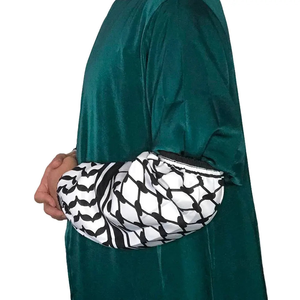 Women Keffiyeh Palestine Decorative Sleeves Waterproof
