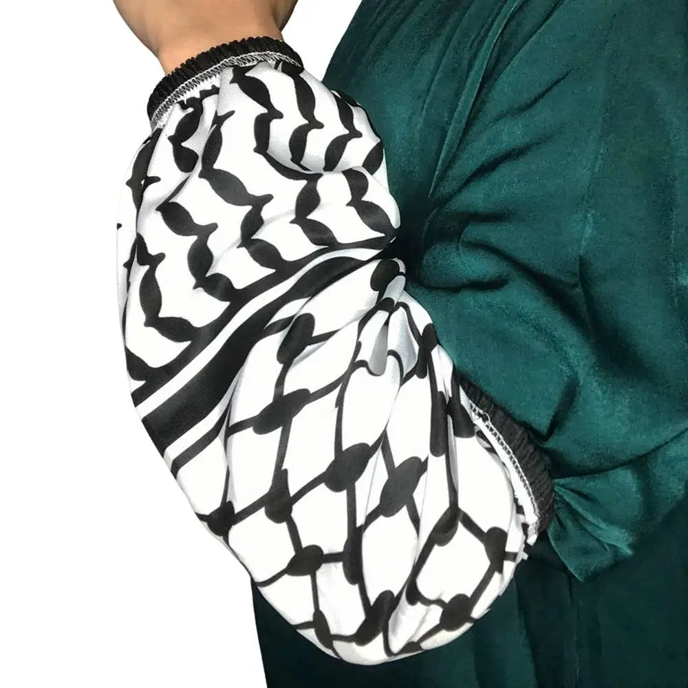Women Keffiyeh Palestine Decorative Sleeves Waterproof