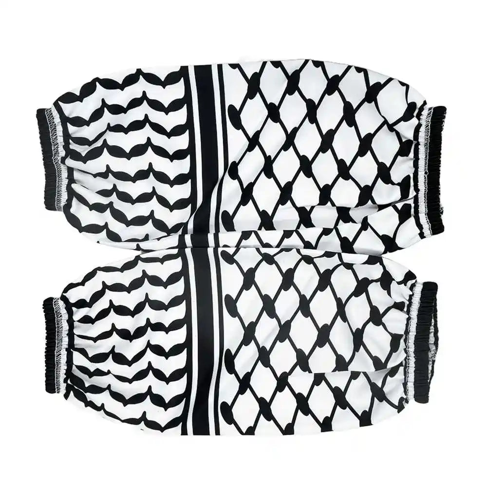 Women Keffiyeh Palestine Decorative Sleeves Waterproof